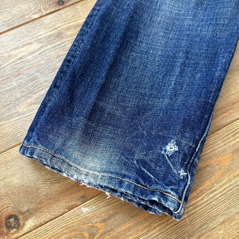 Saitex Men’s Jeans 30x29 Button Fly Medium Wash Straight Fit Sustainable Company - Picture 14 of 15